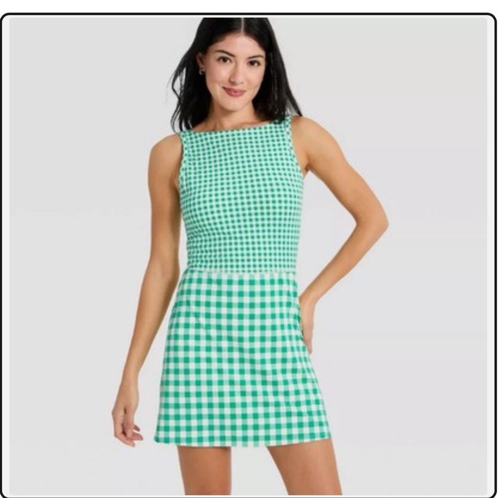All In Motion Gingham active dress - medium